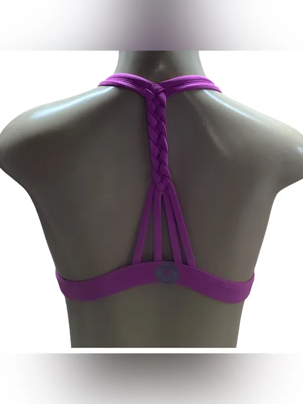 SporttK Size S Multi Color Activewear Top, Made in Colombia. Preloved - Image 4