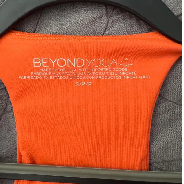 Beyond Yoga Powerbeyond Intensity Racerback Tank Orange Size Small - Image 5
