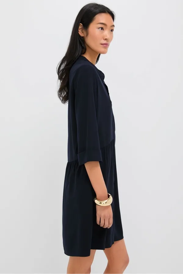 Tuckernuck Navy Royal Shirt Dress Size S - Image 3