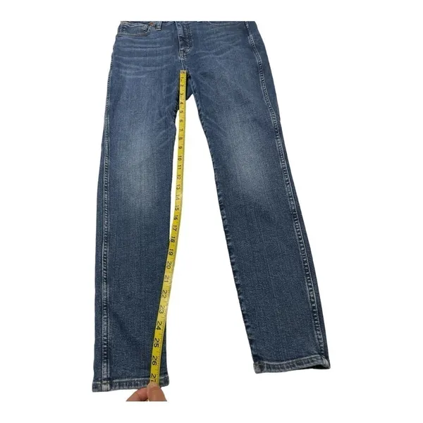 Madewell High Rise / waisted Skinny Womens 29 Stretch Dark Wash Denim Jeans - Image 12
