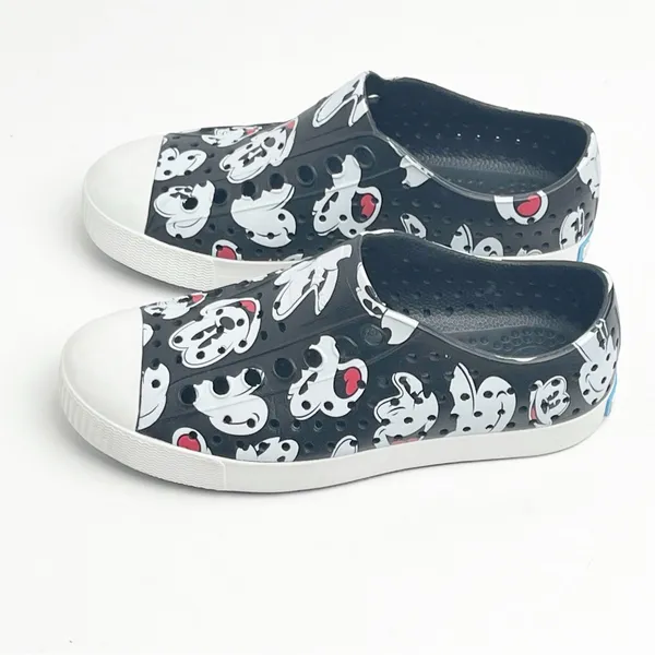NATIVE x Disney Mickey Mouse Black Slip On Shoes 5 Beach Water Park Vacation - Image 8