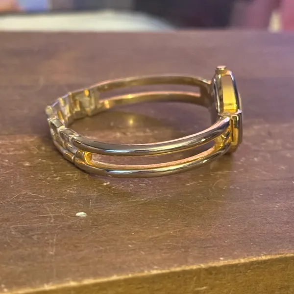 Vintage Capezio gold tone bangle watch - Image 6