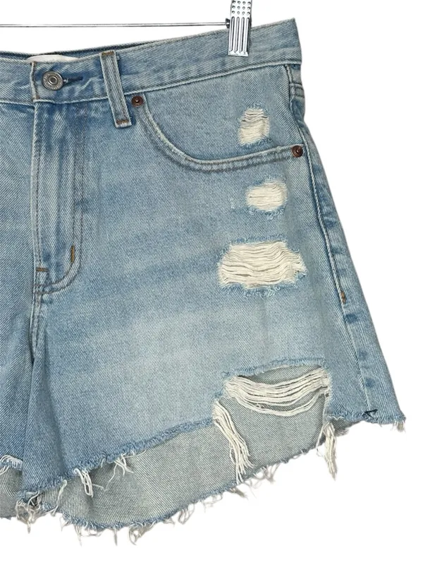 Abercrombie & Fitch Boyfriend Denim Short Mid Rise Size 30 / 10 - Image 3