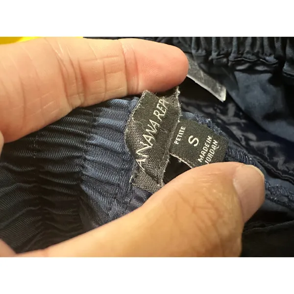 Banana Republic Navy Blue Tencel Lyocell‎ Utility Joggers Petite Small Pockets - Image 5