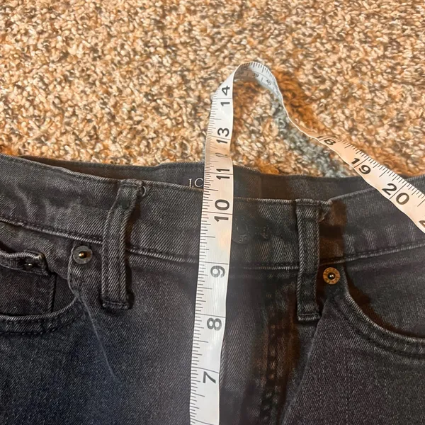 J.Crew Essential Straight Jeans Women's‎ Size 28 Black Denim Casual - Image 4