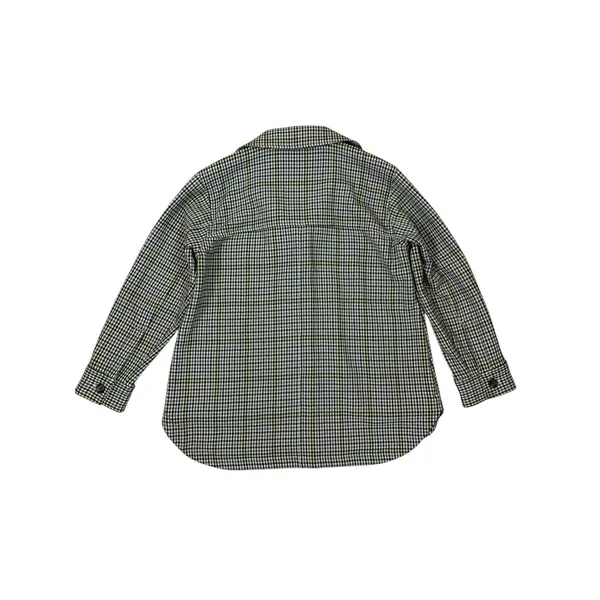 Nikki Jones Montreal Green Houndstooth Button Front‎ Jacket Womens Medium - Image 3