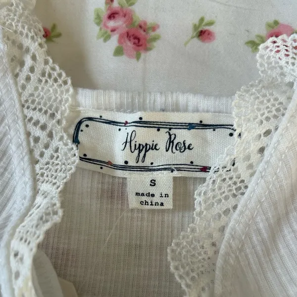 HIPPIE ROSE babydoll lace cami top - Image 2
