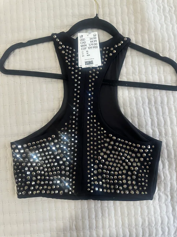 Studded Crop Top - Image 2