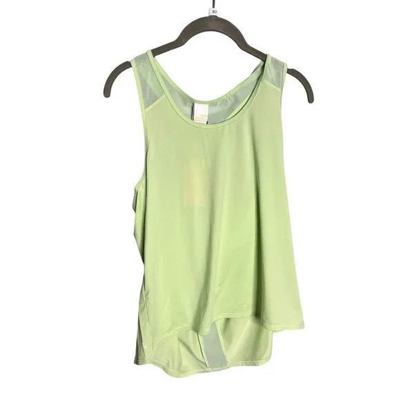 NWT Lole Fancy Tank Size Small Green Mesh Workout Top - Image 3