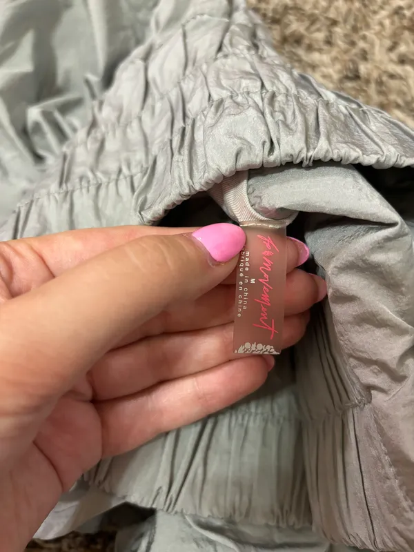 Free People Grey  Shorts - Image 3