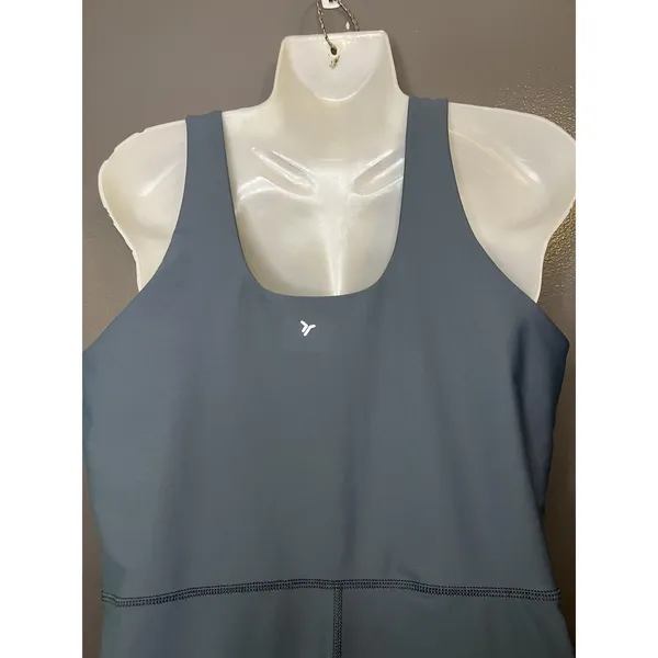 Old Navy Active Powersoft Jumpsuit Womens XL Blue Scoop Neck Go-Dry Athletic - Image 8