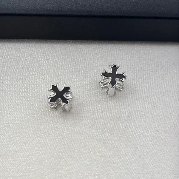 Small Cross Hoop Earrings for Men Women Streetwear Hip Hop Punk Unisex Style - Image 2