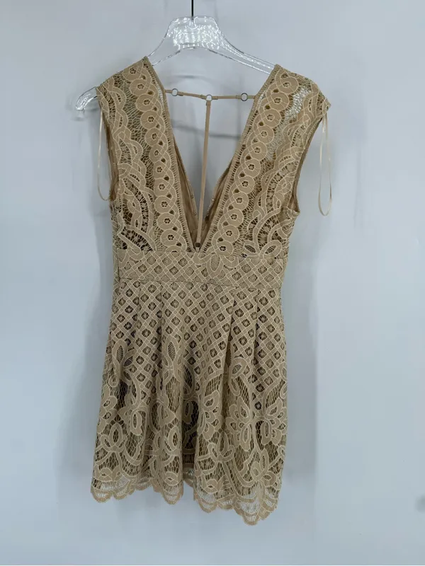 Free People One Million Lovers Lace Dress Ivory size 2 - Image 2