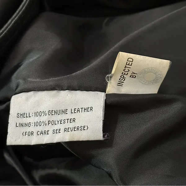 Tuskany Vintage Women’s Size M Black Leather Jacket - Image 6