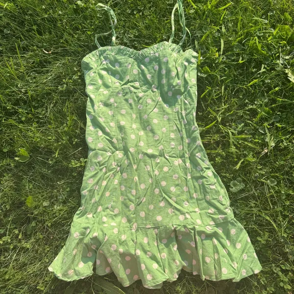 Zara Polka Dot print Dress - Image 6