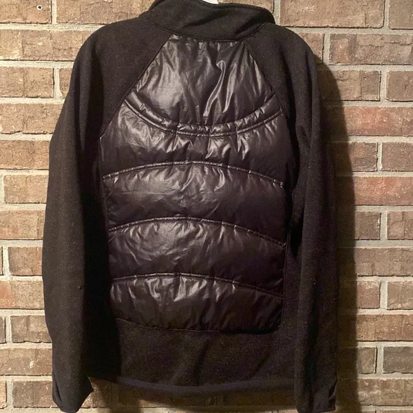 - Black puffer style London Fog jacket size lg - Image 2