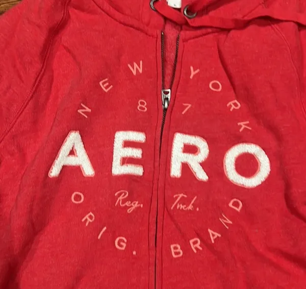 Aeropostale Full Zip Up Hoodie - Image 2