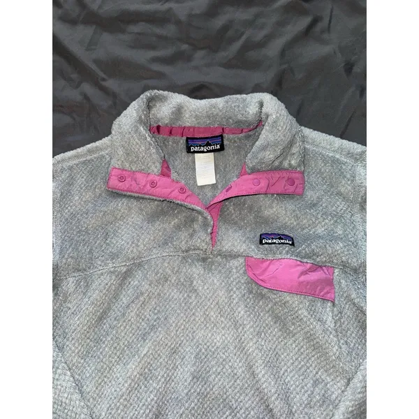 Patagonia Women's Re-Tool‎ Snap-T Fleece Pullover Size Medium - Image 3