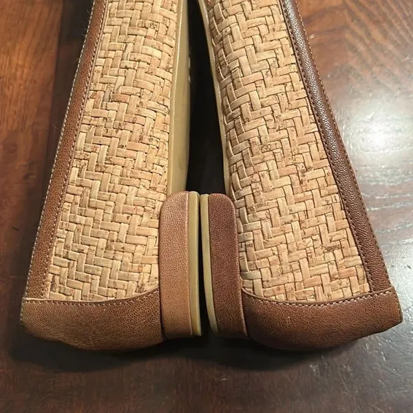 Stuart Weitzman Tan Candy Cork Flat Shoes(6.5M) - Image 7