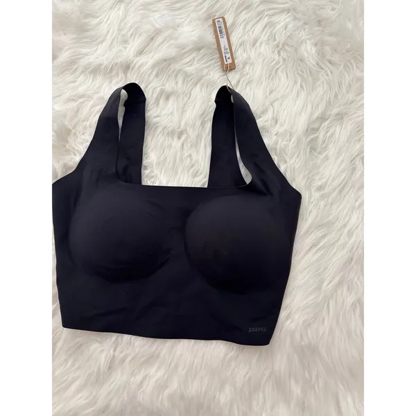 Skims Naked Scoop Tank Bra Onyx Size S-DD - Image 4