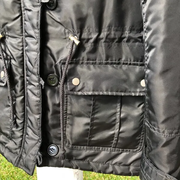 Parka Jacket with Furry Hood Edging M - Image 5