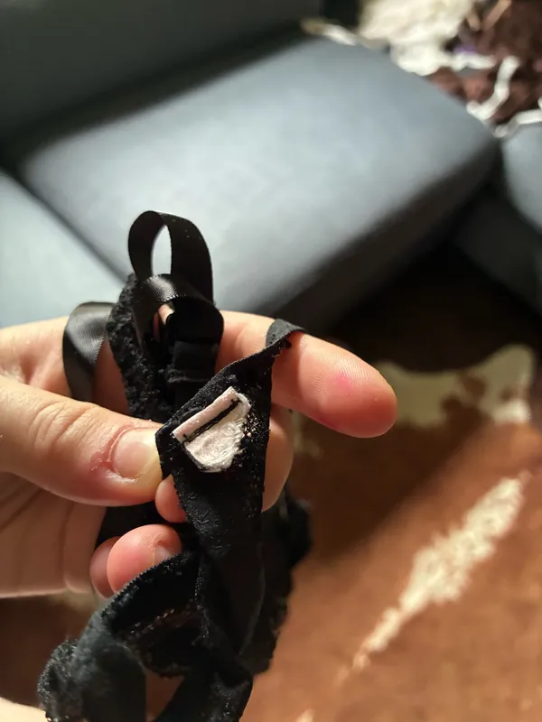 Black lingerie bodysuit size medium Almost looks like a cut Victoria's Secret tag!! - Image 4