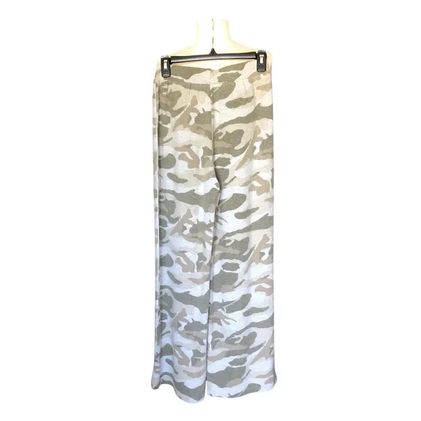 Mystree NWT Camo Fleece Wide Leg Flare Drawstring Pants Women’s Small - Image 4