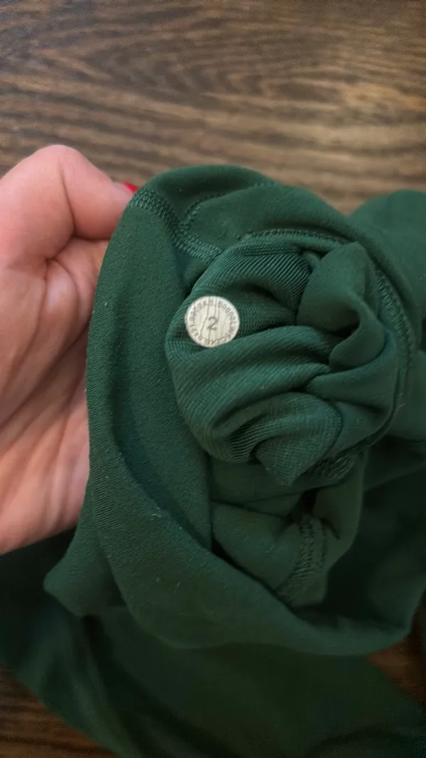 Hunter Green Lululemon Leggings - Image 2