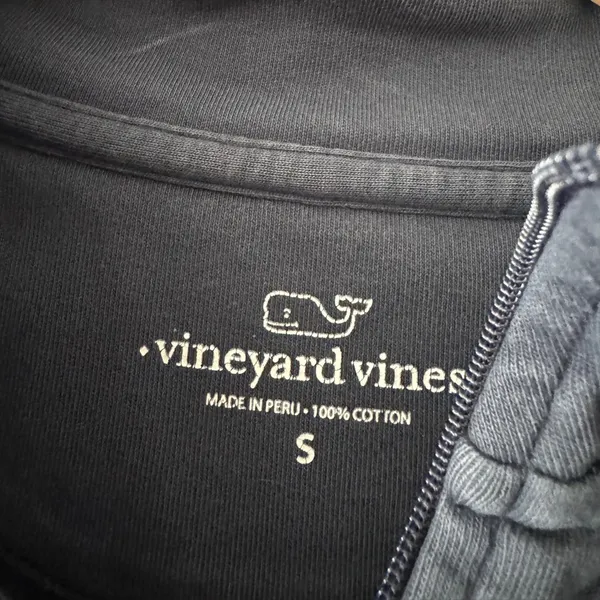 Vineyard Vines Navy Women's Quarter‎ Zip Pullover Sweatshirt - Image 4