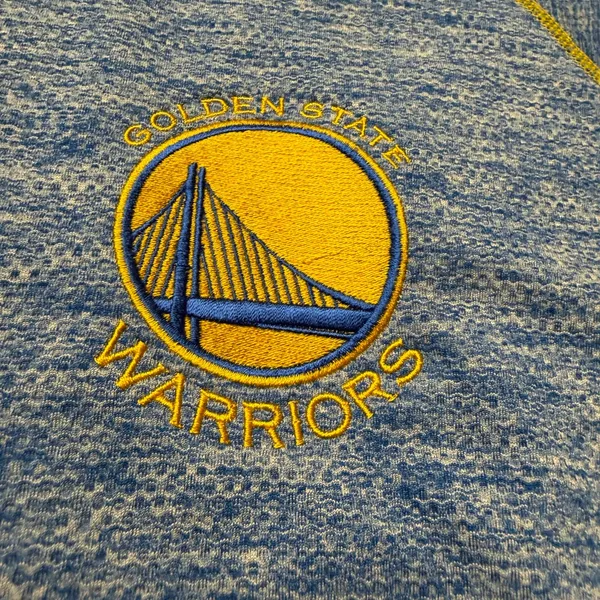 ✨🏀 Golden State Warriors Antigua Blue/Gold ¼ Zip Pullover Men’s‎ XXL 🏀✨ - Image 4