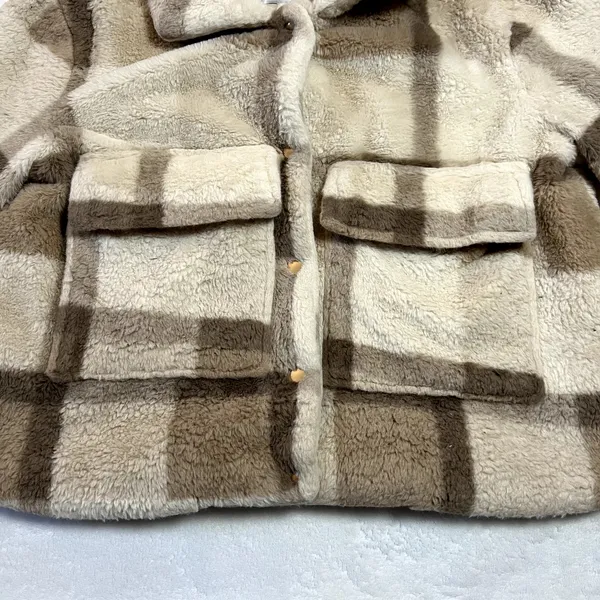 Princess Polly Doria Plaid Jacket Size S Outerwear Cozy Classic Casual Outdoors - Image 6