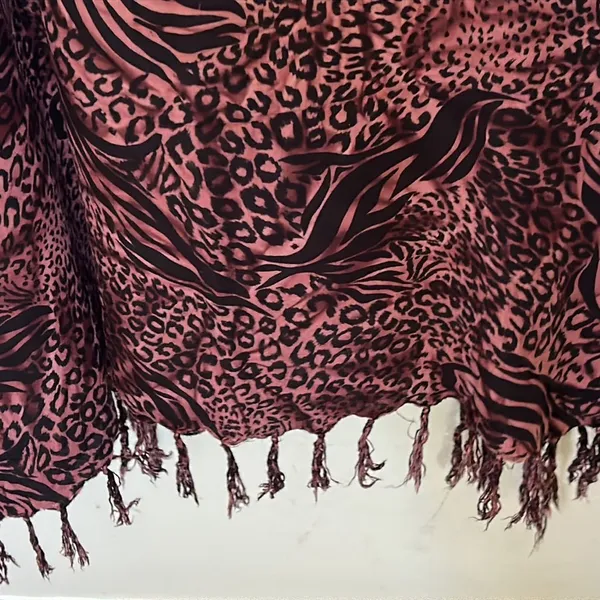 beach cover up scarf one size Purple Size undefined - Image 4