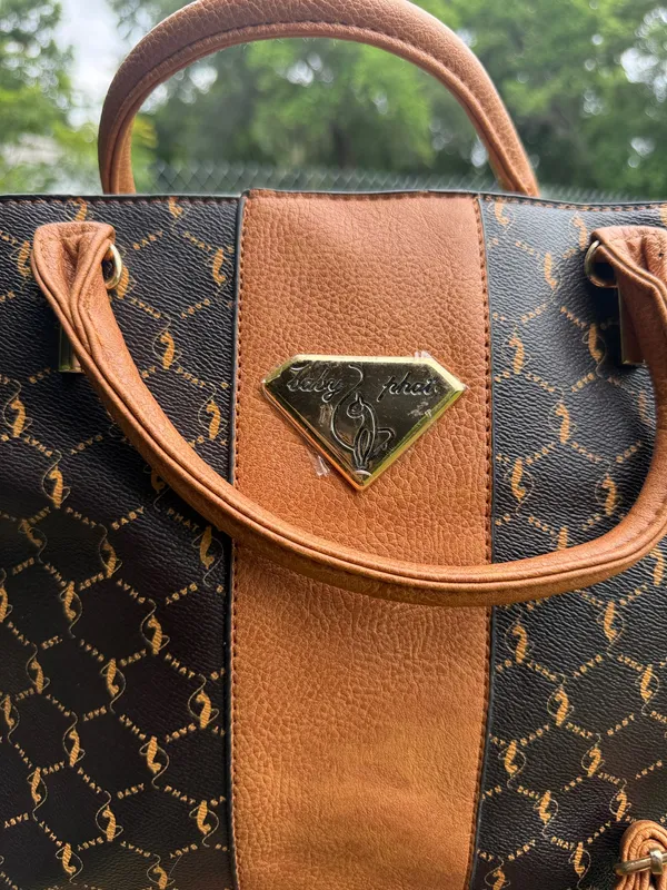 Vintage Baby Phat Leather Shoulder Bag Purse Logo Y2K 90s - Image 4