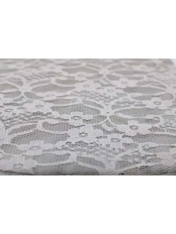 H&M Gray Lace Cosmetic Pouch & Small Faux Leather Set Jewelry Makeup Travel Vtg - Image 4
