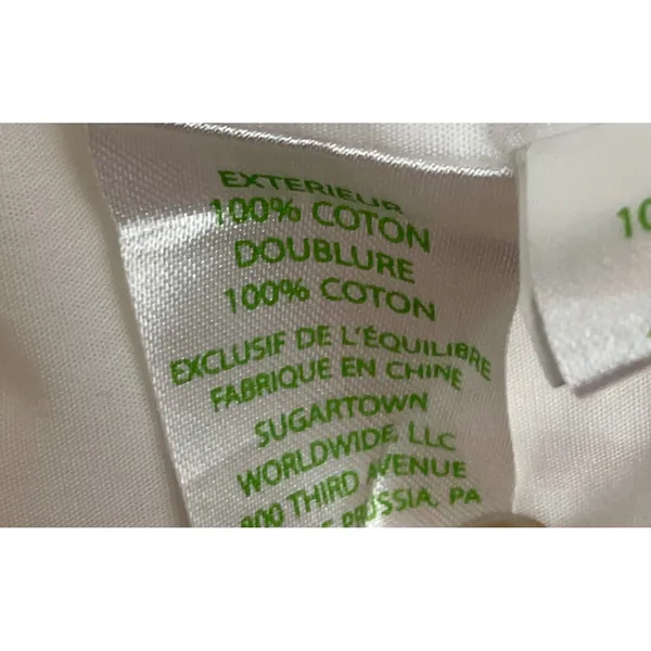 Lilly Pulitzer‎ White Textured Neck Halter Dress Gold Embellished Waist Size 00 - Image 11
