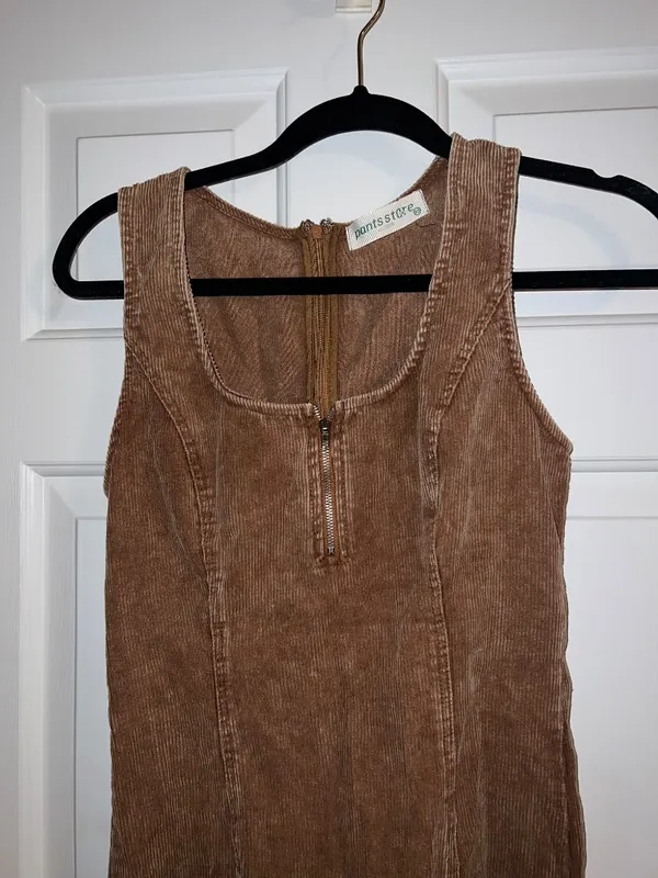 The Pants Store Brown, Corduroy Dress - Image 2