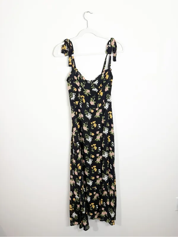 Reformation Nikita Midi Dress Sylvie Floral Size 8 - Image 3