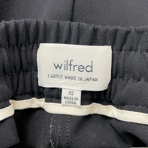 Aritzia Wilfred Buffon Crepe Jogger‎ Pant in Black Size Extra Small - Image 8