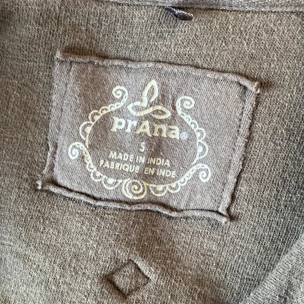 Prana Breathe Jacket Womens Size‎ S Olive Green Organic Cotton Zip Up Utility - Image 8