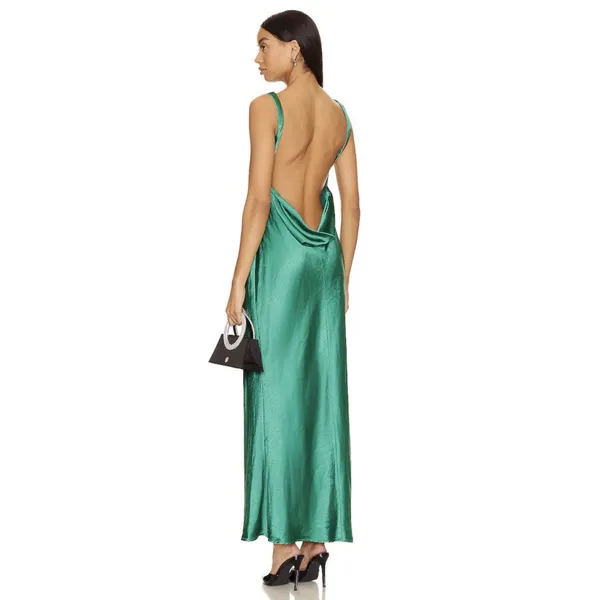 Runaway The‎ Label Samsara Maxi Dress in Emerald Green size XL NWT $127msrp - Image 2