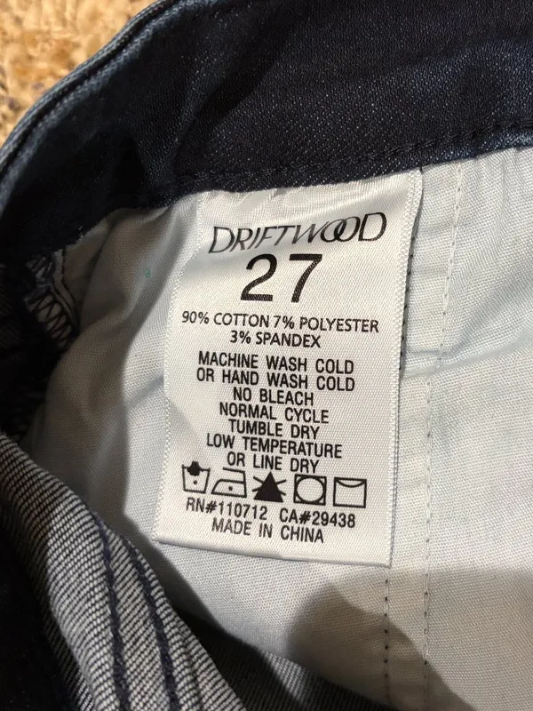 Driftwood Annabel Cargo Stretch Jeans Dark Wash - Image 10