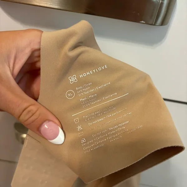 Honeylove Crossover Bra Tan Size XL - Image 4