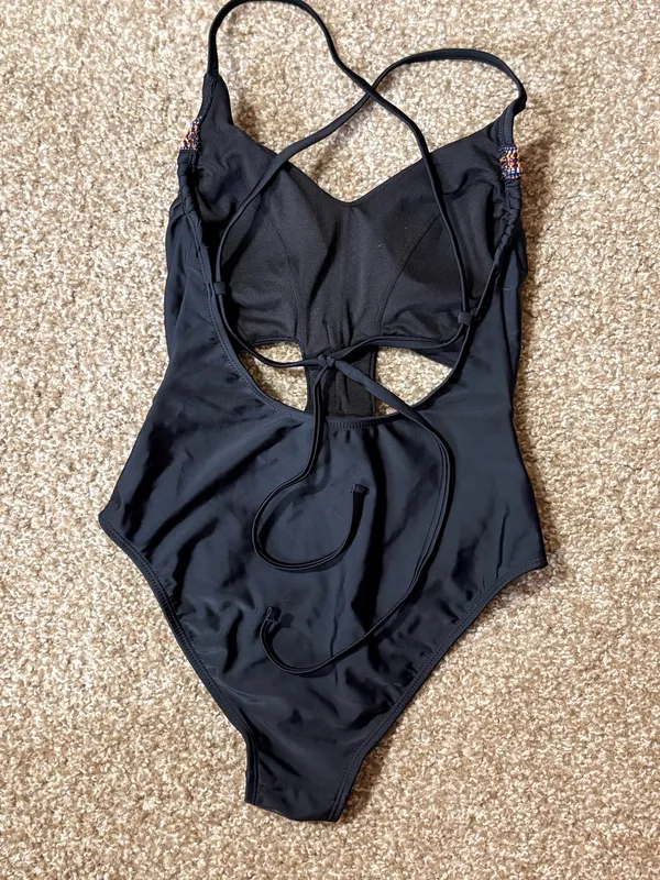 Target Black One-Piece with Cutouts - Image 3