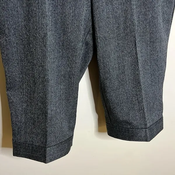Vintage Arden‎ B Cropped Herringbone Gray Trousers Y2K Steampunk Size 4 EUC - Image 5