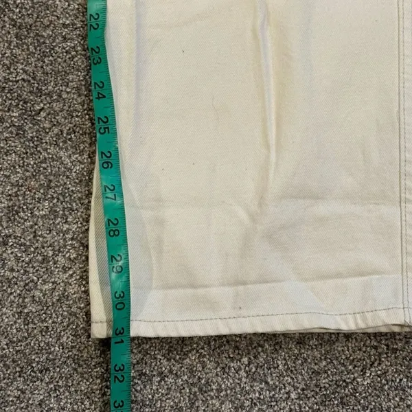 H&M Women Beige Utility Cargo Pants Size US 6 - Image 6