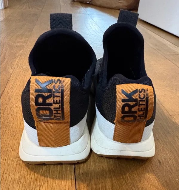 York Athletics Black and White Sneakers - Image 2