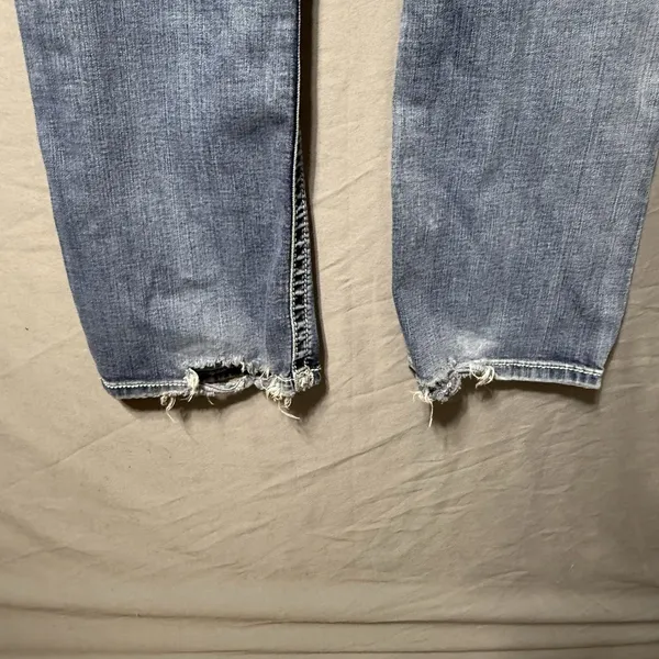 Miss Me Chloe Boot Jeans Women 30 Mid‎ Rise Embellished 30x30 Distressed Bling - Image 8