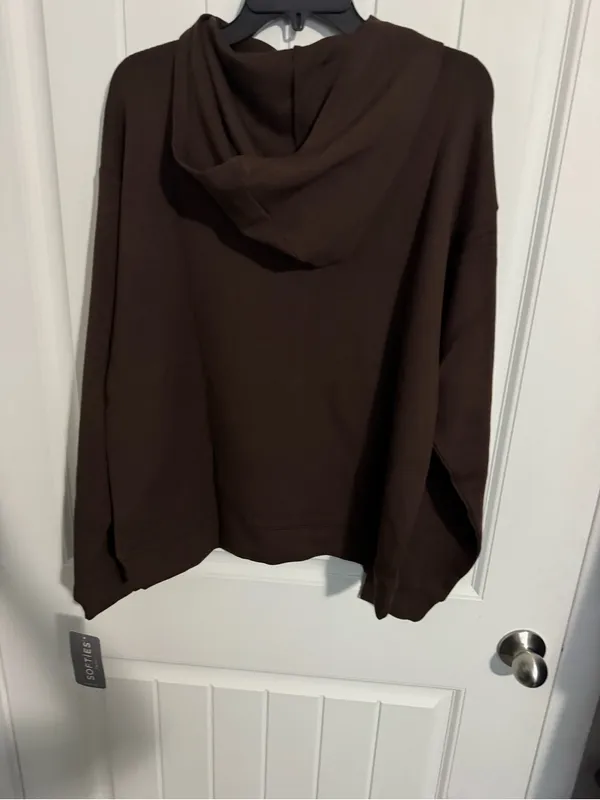 Softies DreamTech Oversize Hoodie Lounge Set Espresso Large New - Image 5