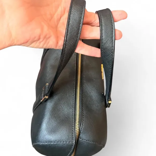 Kate Spade Newbury Lane Cassie Black Saffiano Leather Satchel Crossbody Bag - Image 8