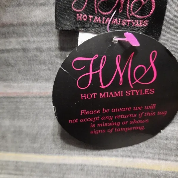 Hot Miami Styles Cropped Top Large NWT - Image 4